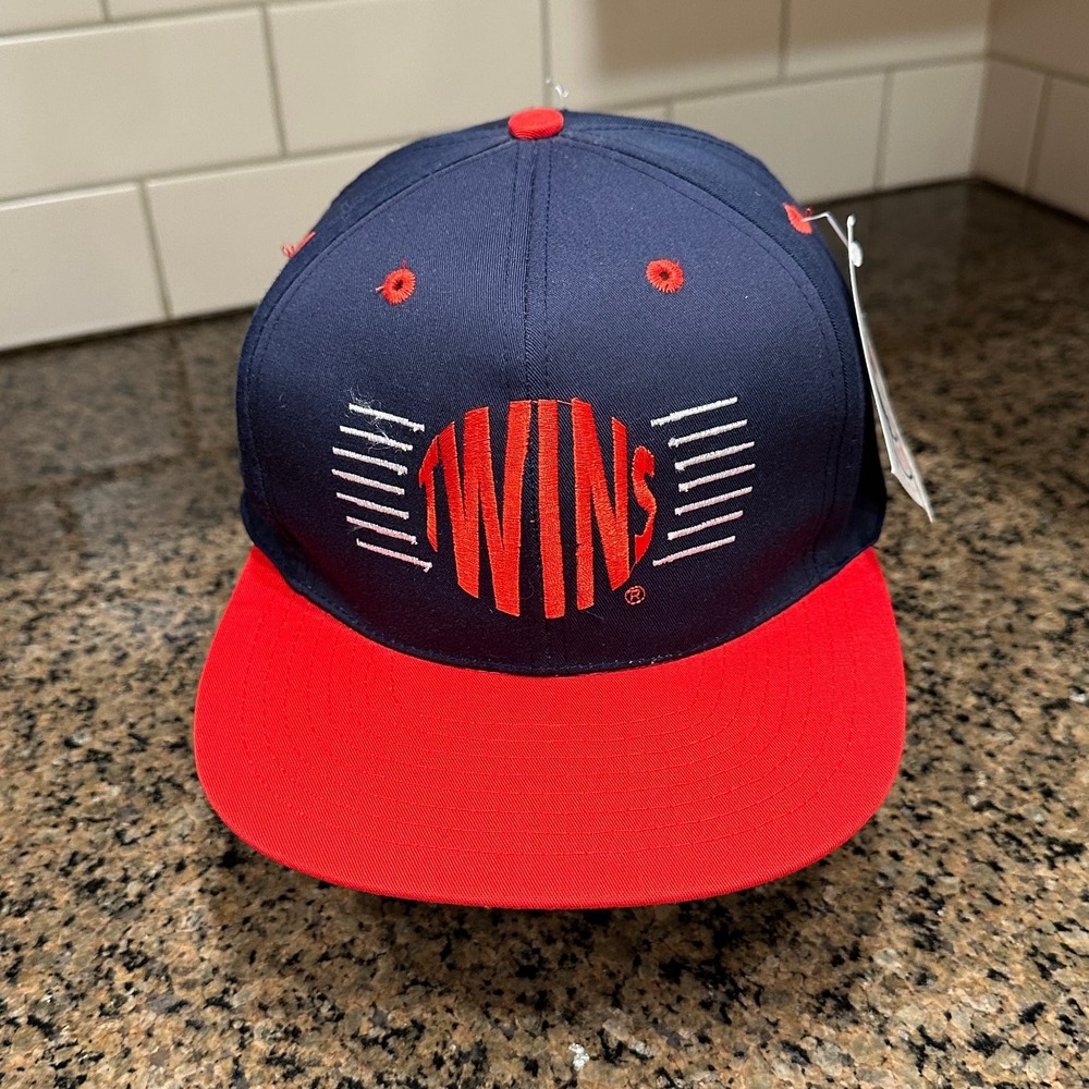 Vtg 90s Minnesota Twins Annco Snapback MLB Deadstock New